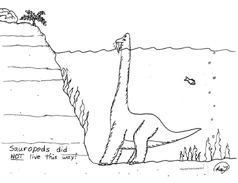 Robin's Great Coloring Pages: Sauropods the Long Neck Dinosaurs