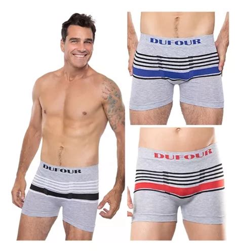 Pack X Boxer Dufour Sin Costura Rayado A T S Xxl Mercadolibre