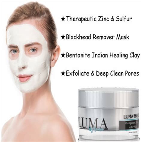 Luma Therapeutic Zinc Sulfur Salicylic And Bentonite Mask For Blemish