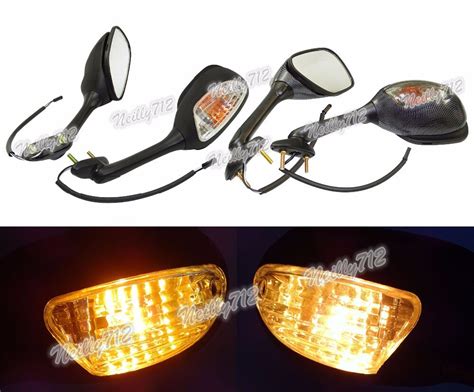 Espejo Retrovisor LED Izquierdo Y Derecho Para Suzuki GSXR1000 GSXR