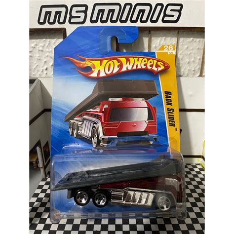 Hot Wheels Guincho Back Slider Bordo Shopee Brasil