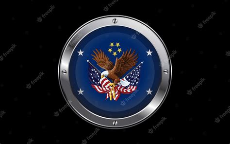 Premium Vector | Flag of the secretary of veterans affairs united ...