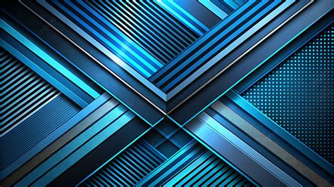 3d Blue And Black Wallpaper