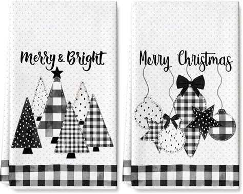 Amazon Anydesign Christmas Kitchen Towel X Inch Xmas Tree