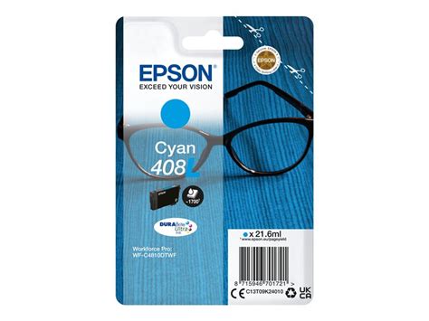 Epson 408L Cyan Original Cartouche D Encre C13T09K24010