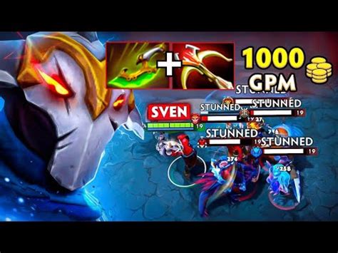 Bloodthorn Daedalus Build Gpm Insane Farming Sven Dota Youtube