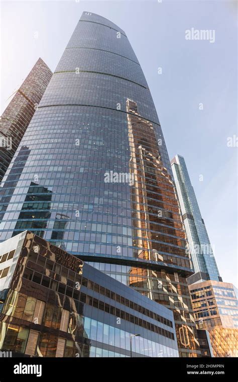 business center district Moscow city skyscrapers .offices of ...