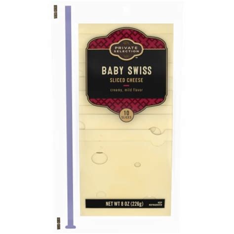 Private Selection Baby Swiss Sliced Cheese 10 Slices 8 Oz Kroger