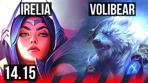 Irelia Vs Volibear Top Solo Kills Games Dominating Euw