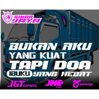 Jual Viral Stiker Doa Ibu Stiker Cuting Variasi Kaca Mobil Truk Dan Pik