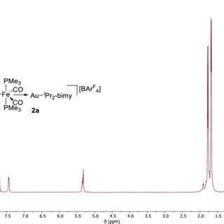 Figure S1. 1 H NMR spectrum of 2a in CD2Cl2. | Download Scientific Diagram