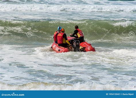 Surf Rescue Life Savers Training In Progress Surf Rescue Boat At Wanda