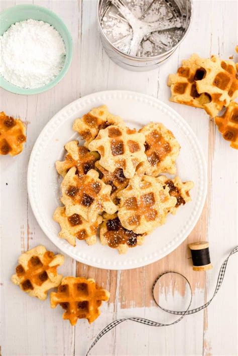 Waffle Cookies - Busy Family Recipes