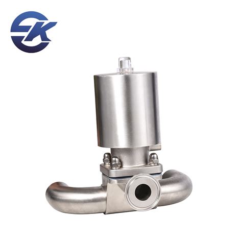 Sanitary Stainless Steel L U Type Way Clamped Diaphragm Valve