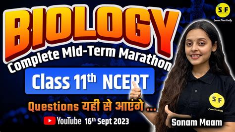 Complete Biology Marathon Class 11 Live Class 11 Biology NCERT