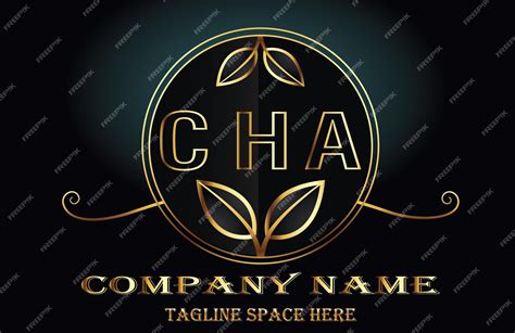 Premium Vector Cha Letter Logo