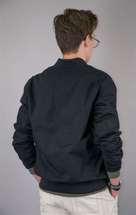 Ветровка-бомбер AERONAUTICA MILITARE big size SS 23 m/TR blue black (AB ...