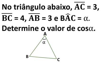 Aula Em Um Tri Ngulo Abc S O Dados Ac Bc E Ab E B C