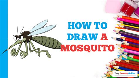 How To Draw A Mosquito Really Easy Drawing Tutorial In Easy