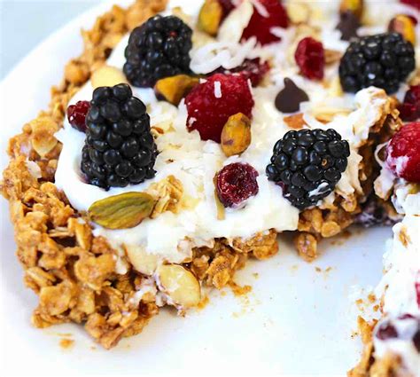 Healthy Granola Breakfast Pizza Recipe With Video Tipbuzz