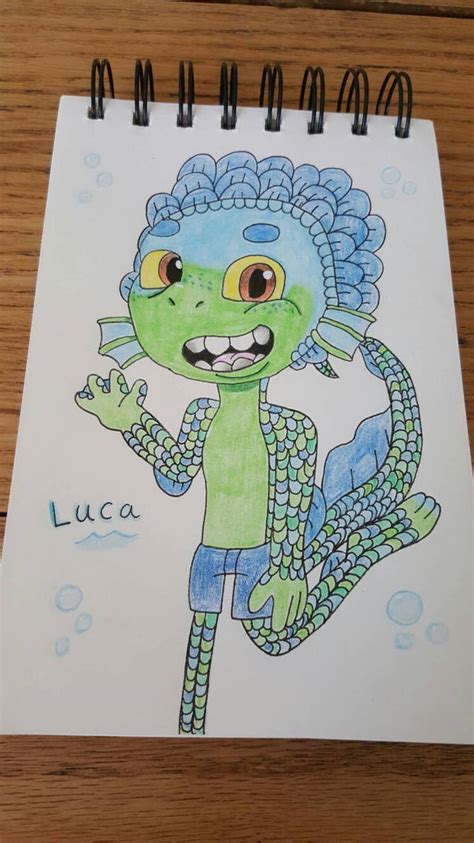 Luca in his sea monster form by FawFul933 on DeviantArt