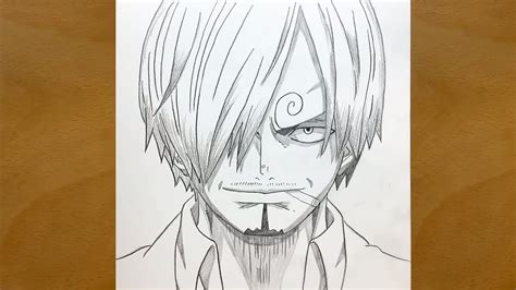 Anime Sketch How To Draw Sanji From Onepiece Step By Step