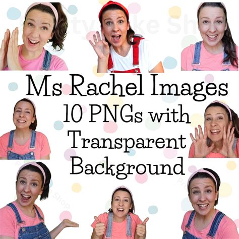 Rachel PNG Images Miss Rachel Transparent Background Rachel Digital Download Rachel Images Miss ...