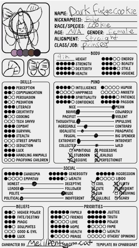 Oc Chart Character Sheet Writing Writing Inspiration Prompts Book