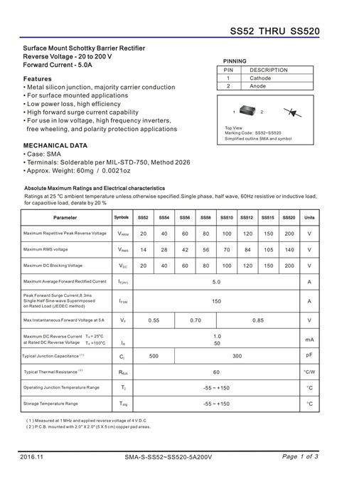 Ensemble De Diodes Smd Schottky Test Et Avis