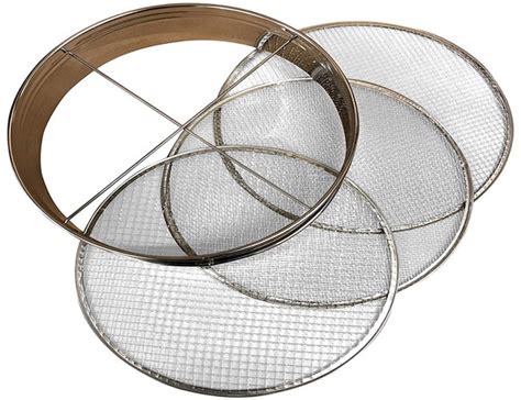 200mm Diameter Round Sieve Stainless Steel Woven Test Sieve