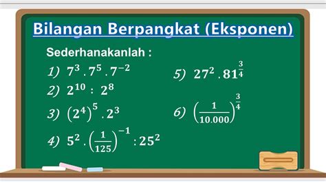 Cara Menyederhanakan Bilangan Berpangkat Beinyu Com - Riset