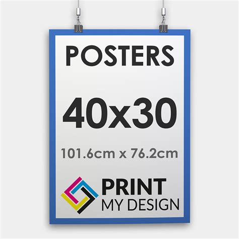 40x30 Posters - Print My Design