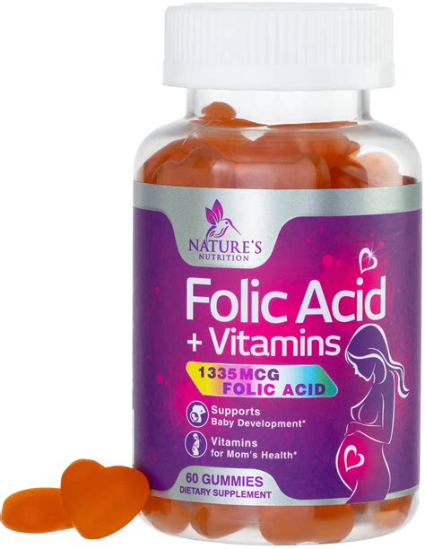 Prenatal Gummy With Folic Acid Prenatal Vitamins And Minerals For