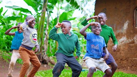 Happy African Kid Dancing