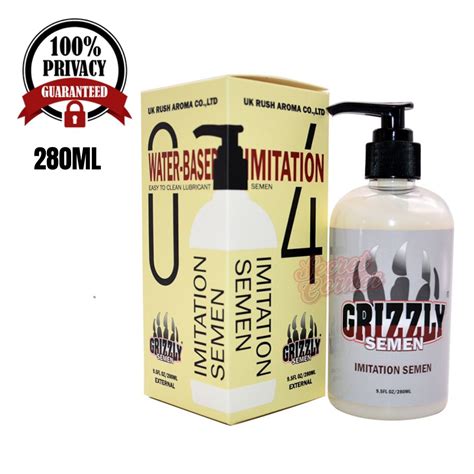 Secret Corner GRIZZLY Siemen Like 280ml Premium Personal Lubricant Vagina Anal Lube For Sex Toys