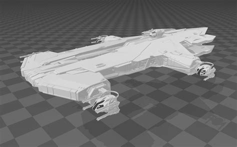 STL File Star Citizen Hammerhead Aegis Dynamics 3D Print Design To