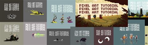 Year Two - 12 Pixel Art Tutorials by Penusbmic