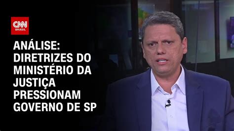 Análise Diretrizes Do Ministério Da Justiça Pressionam Governo De Sp Cnn Arena Youtube