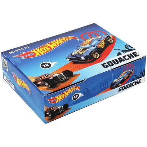 Фарби гуаш Kite Hot Wheels 12 кольорів HW21 063 купити в Києві Україні за вигідною ціною