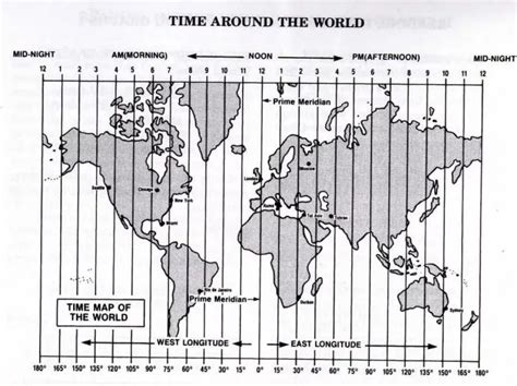 Longitude Time Zone Worksheet Geography Worksheets, Geography For Kids ...