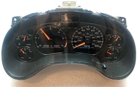 01 03 Chevy GMC S10 Blazer Sonoma Jimmy 100 Tach Gauge Cluster