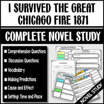 I Survived The Great Chicago Fire Novel Study Complete Tpt