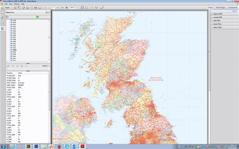 UK Political Postcode District Editable GeoPDF XYZ Maps