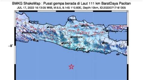 Gempa 55 Magnitude Guncang Pacitan Getaran Terasa Di Jember Hingga