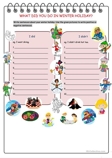 Holidays Worksheets