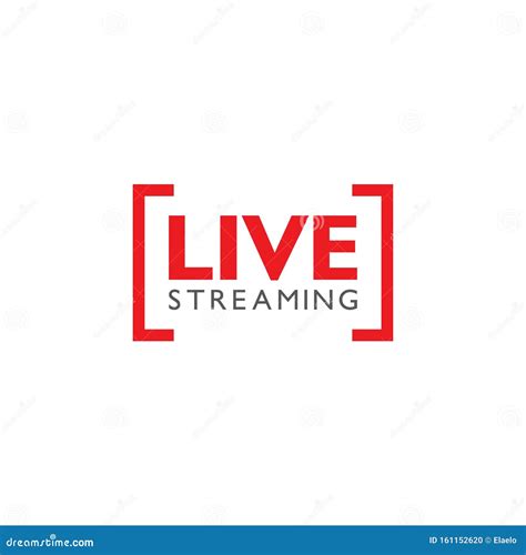 Live Stream Logo Design. Vector Illustration Stock Vector ...