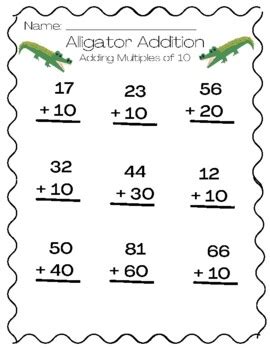 Adding Subtracting Multiples Of By Worksheets By Mrs Willis Tpt