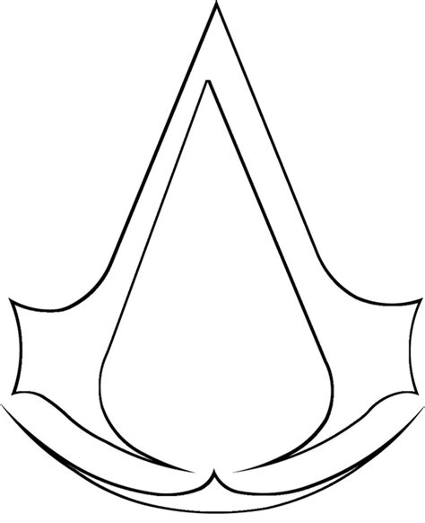 Assassins Creed Assassin Crest Lineart By Skylight1989 On Deviantart