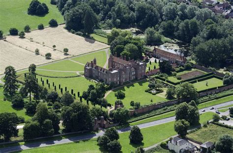 Melford Hall In Suffolk Aerial Image Aerial Images Aerial View Aerial