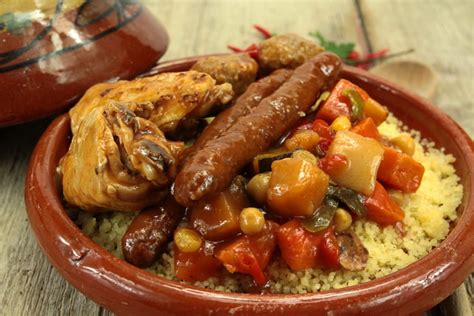 Recette de Couscous agneau bœuf poulet et merguez